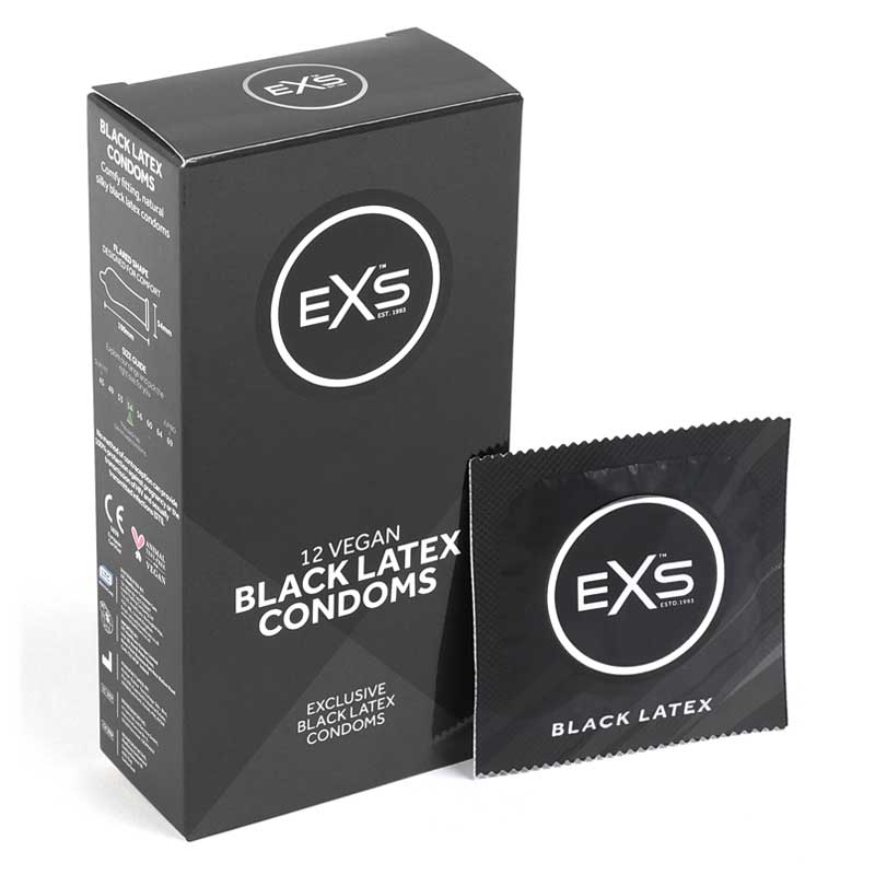 Condones Negros Fantasy 12 uds - EXS - Comprar preservativos o condones