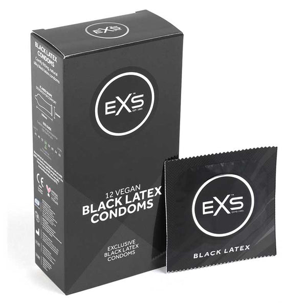 Condones Negros Fantasy 12 uds - EXS - Comprar preservativos o condones