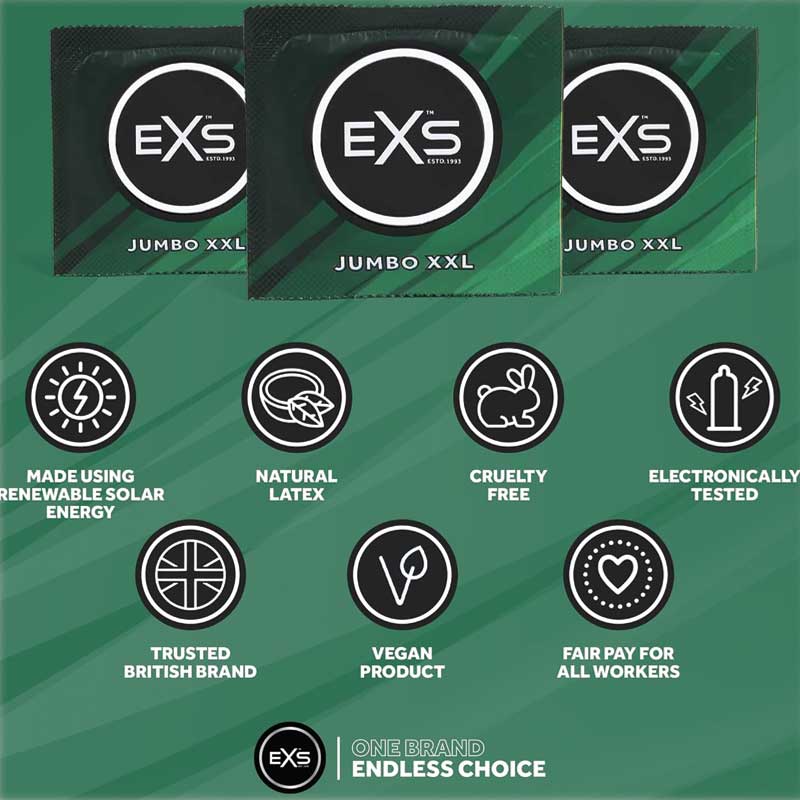 Jumbo XXL 12 uds - EXS - Preservativos (3)