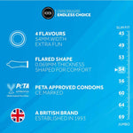Condones Sabores Mixed Flavours 12 uds - EXS - Comprar preservativos o condones (4)