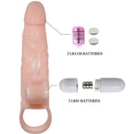 Funda pene con rabbit vibrador 16.5 cm - BaileforHim - Fundas para el pene (7)