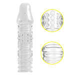 Funda texturizada elástica para el pene - WhitePleasures - Fundas para el pene (3)