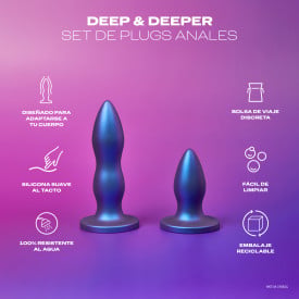 Set Plugs Anales Deep & Deeper - Durex - Plugs anales (4)