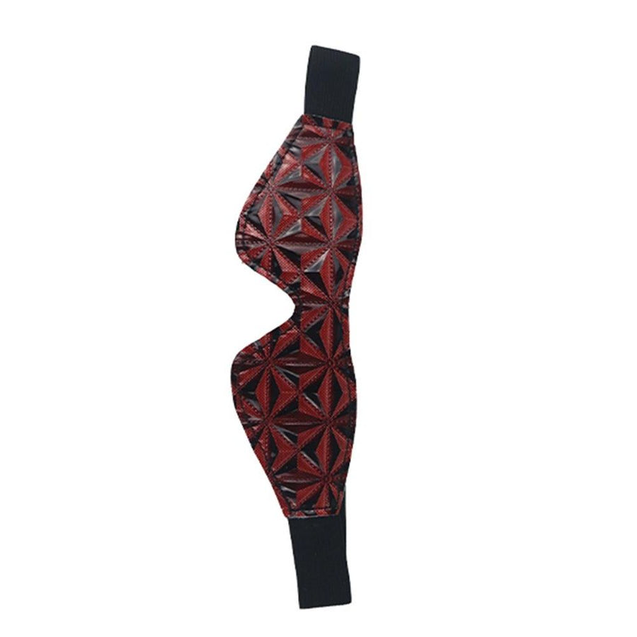 Antifaz Geométrico Rojo - Mai - Máscaras sexuales y capuchas