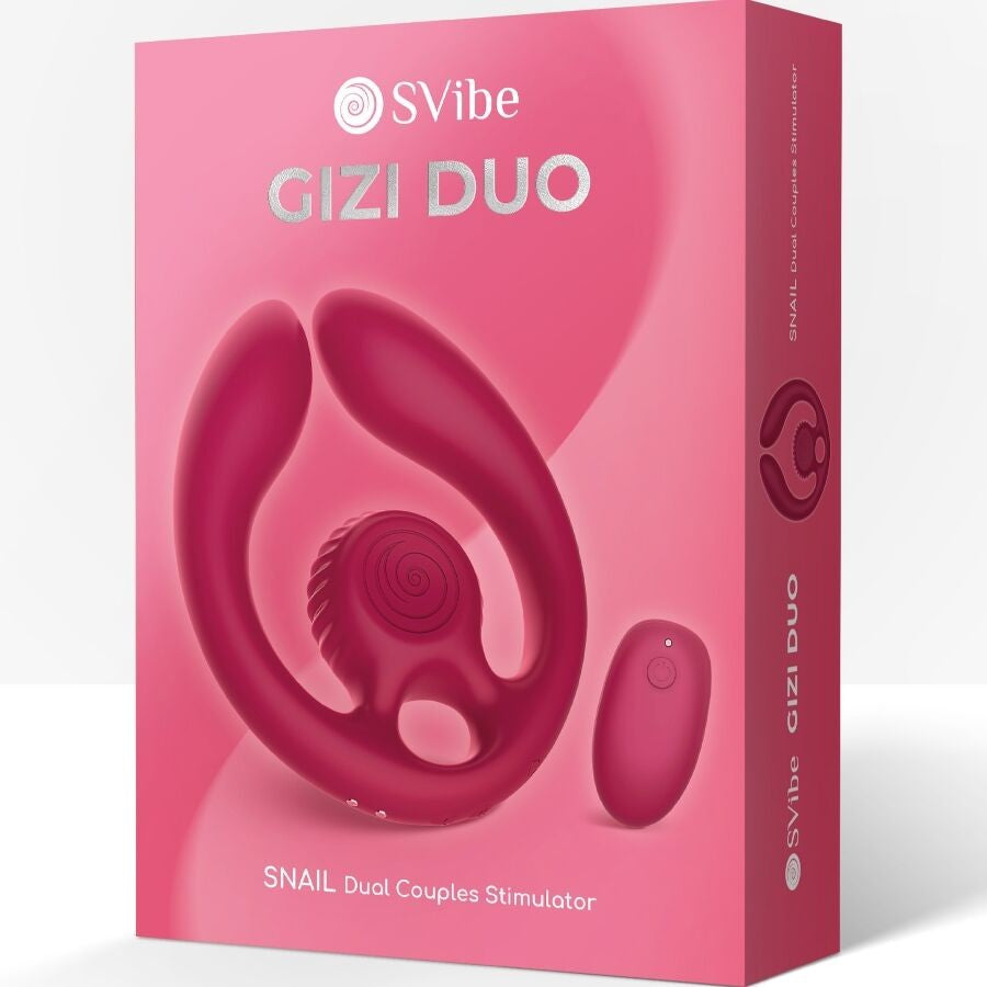 Gizi Duo Burdeos Vibrador Para Parejas - Snail Vibe - Vibradores (8)
