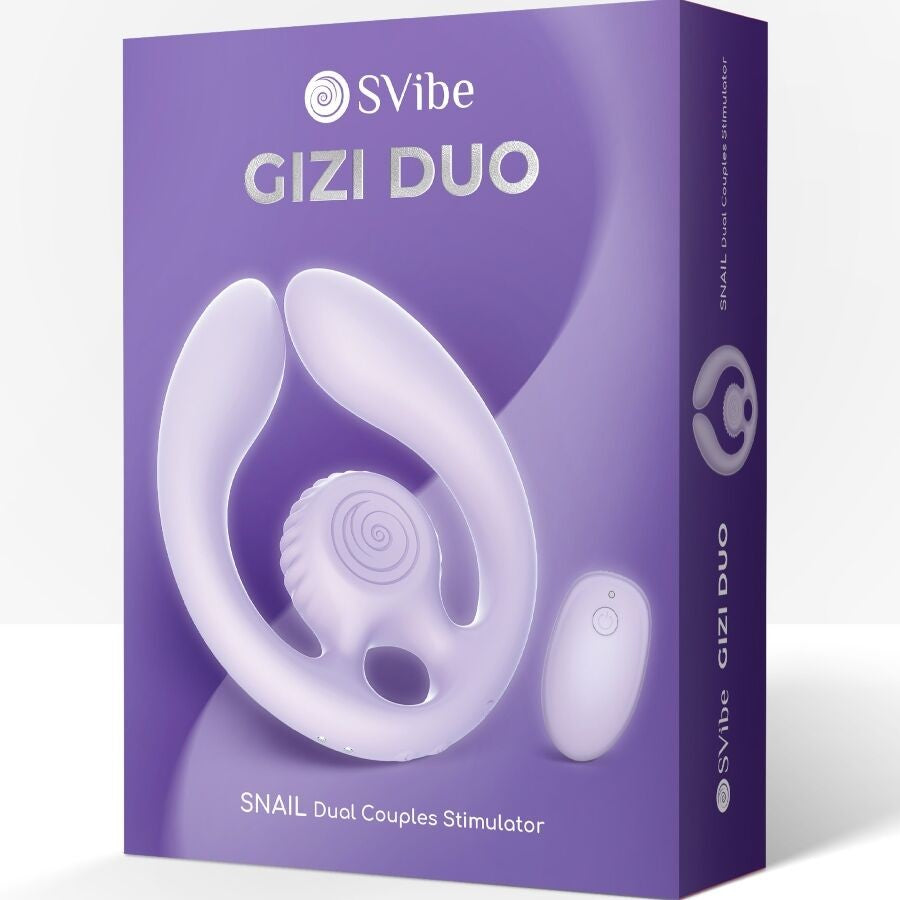 Gizi Duo Lila Vibrador Doble Para Parejas - Snail Vibe - Vibradores (10)
