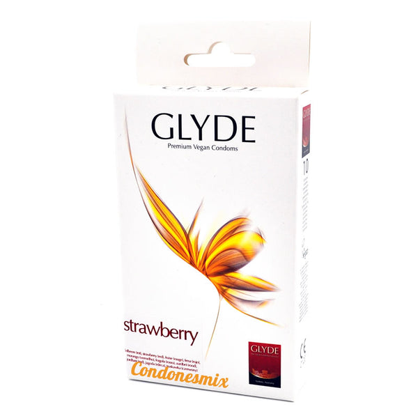 Glyde Fresa Veganos 10 uds - Glyde - Comprar preservativos o condones