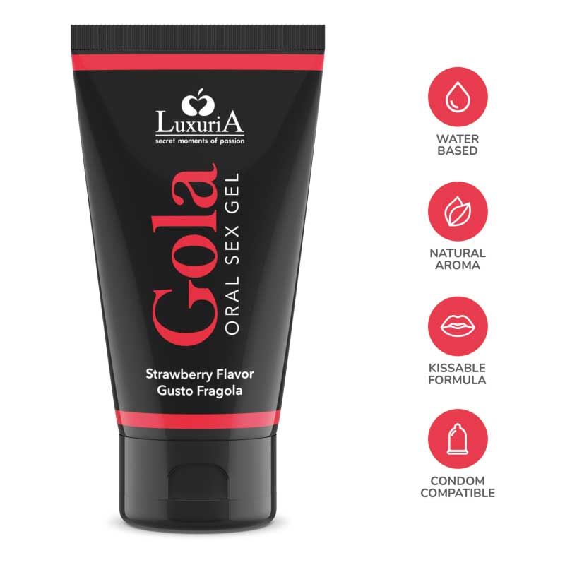 Gel Gola oral fresa 50 ml - Luxuria - Lubricantes sexuales (3)
