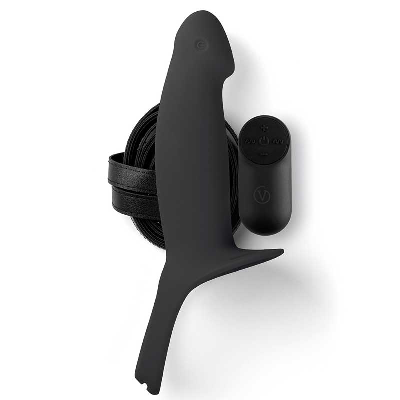 Arnés Hueco Vibrador H4 Talla L Negro - Virgite - Arneses con pene o dildo Strap-On (2)
