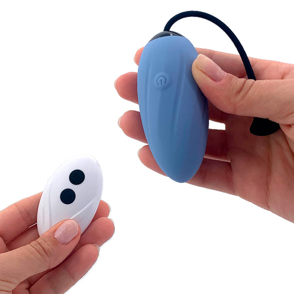 Huevo Vibrador Azul - WhitePleasures - Vibradores