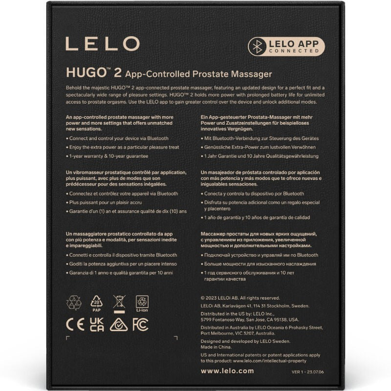 Hugo 2 Verde con App Masajeador prostático - Lelo - Vibradores masculinos para el masaje prostático (8)