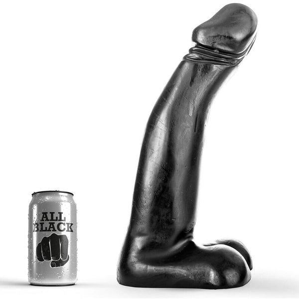 All black dildo negro 33.5 cm