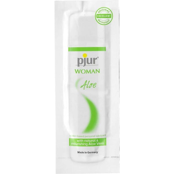 Monodosis Woman Aloe Base Agua 2 ml - Pjur - Lubricantes sexuales