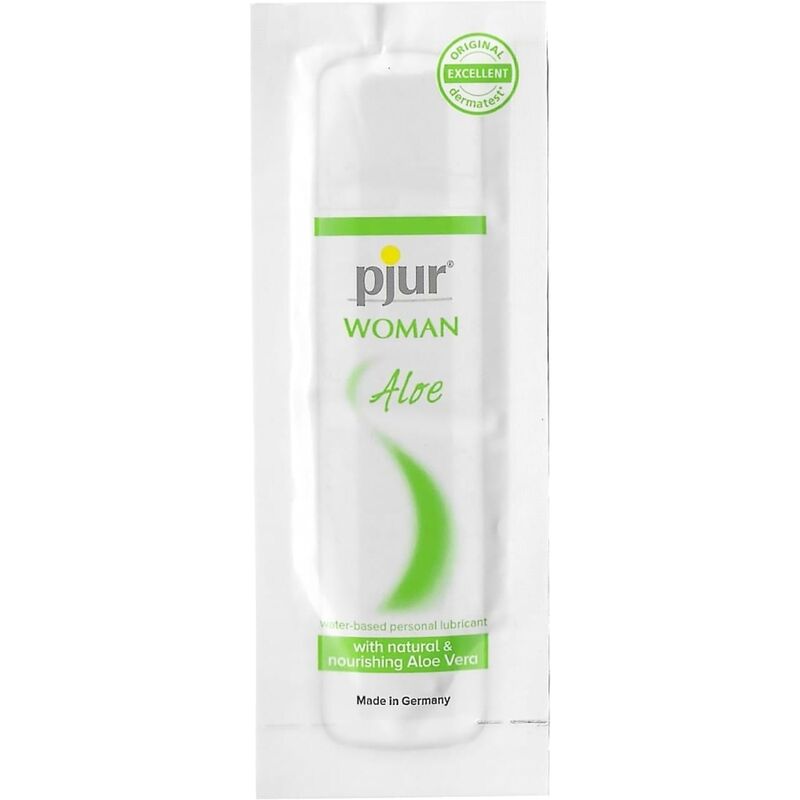 Monodosis Woman Aloe Base Agua 2 ml - Pjur - Lubricantes sexuales