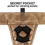 Arnés Universal Ajustable Bronce Talla S/M - Mythology - Arneses con pene o dildo Strap-On (5)