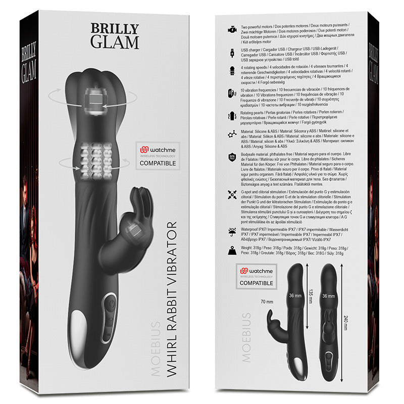 Conejo vibrador y rotador Moebius - Brilly Glam - Vibradores (5)