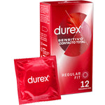 Sensitivo contacto total 12 ud - Durex - Comprar preservativos o condones