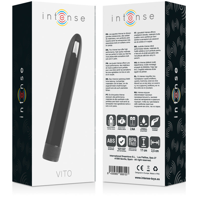 Vibrador Multi velocidad Vito 17 cm - Intense - Vibradores (4)