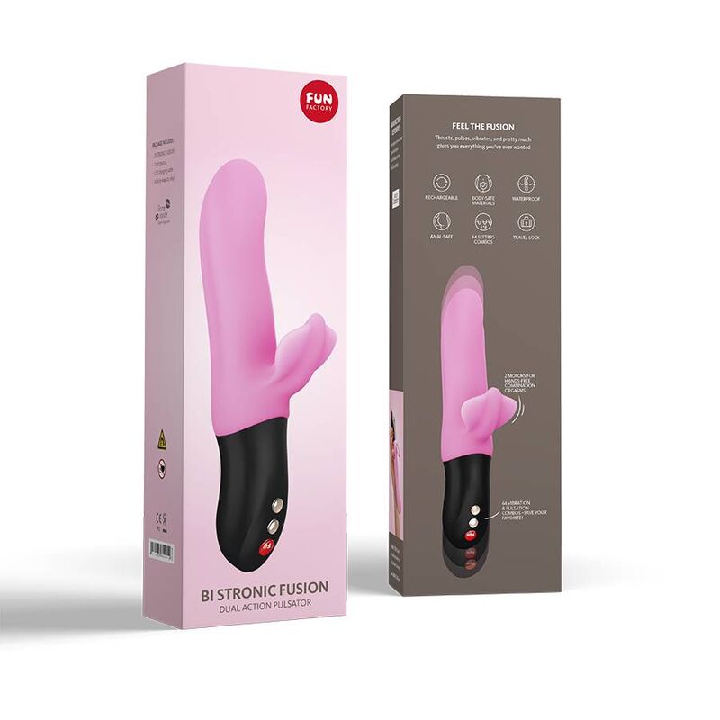 Vibrador Bi Stronic Fusion Rosa 0
