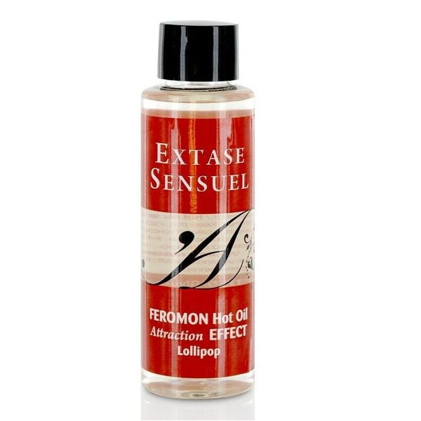 Aceite con feromonas Piruleta 100 ml - Extase Sensual - Aceite para masajes eróticos