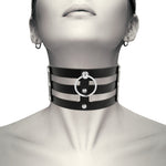 Collar Choker Estilo Fetish - Coquette - Lencería erotica