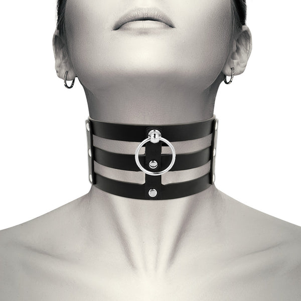 Collar Choker Estilo Fetish - Coquette - Lencería erotica