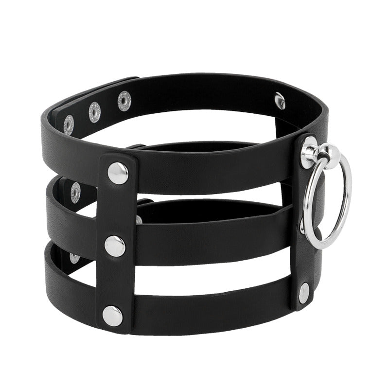 Collar Choker Estilo Fetish - Coquette - Lencería erotica (5)