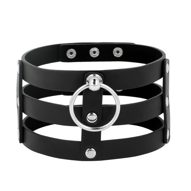 Collar Choker Estilo Fetish - Coquette - Lencería erotica (2)