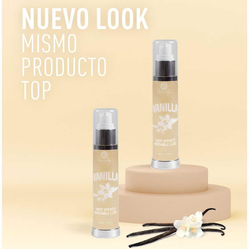 Lubricante 2 en 1 efecto calor vainilla - Secret Play - Lubricantes sexuales (4)