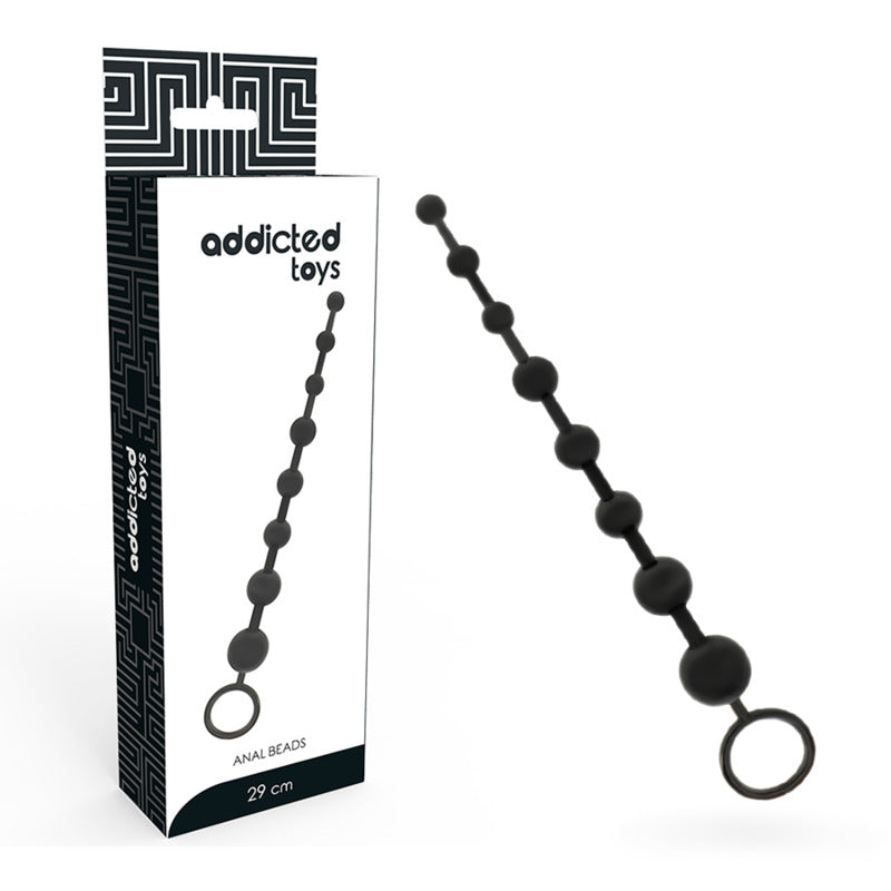 Bolas Anal Chain Negras - Addicted Toys - Bolas anales o cuentas (Anal Beads) (2)
