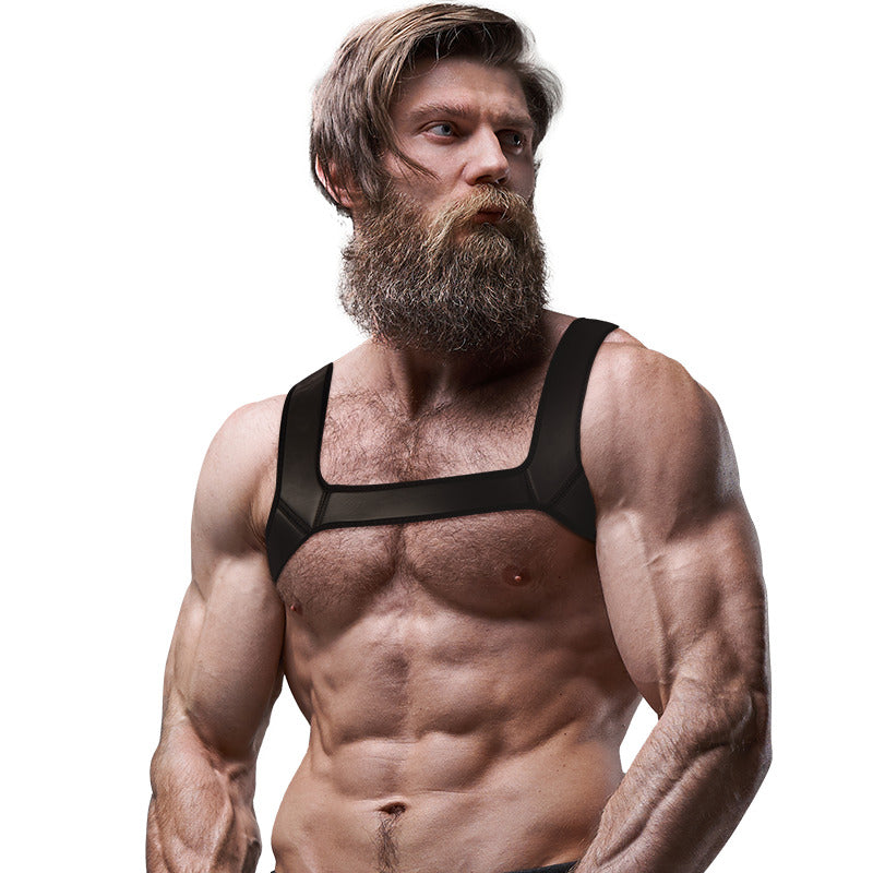 Arnés Neopreno Pecho Masculino Talla M - FetishSubmissive - Lencería sexy para hombre (3)