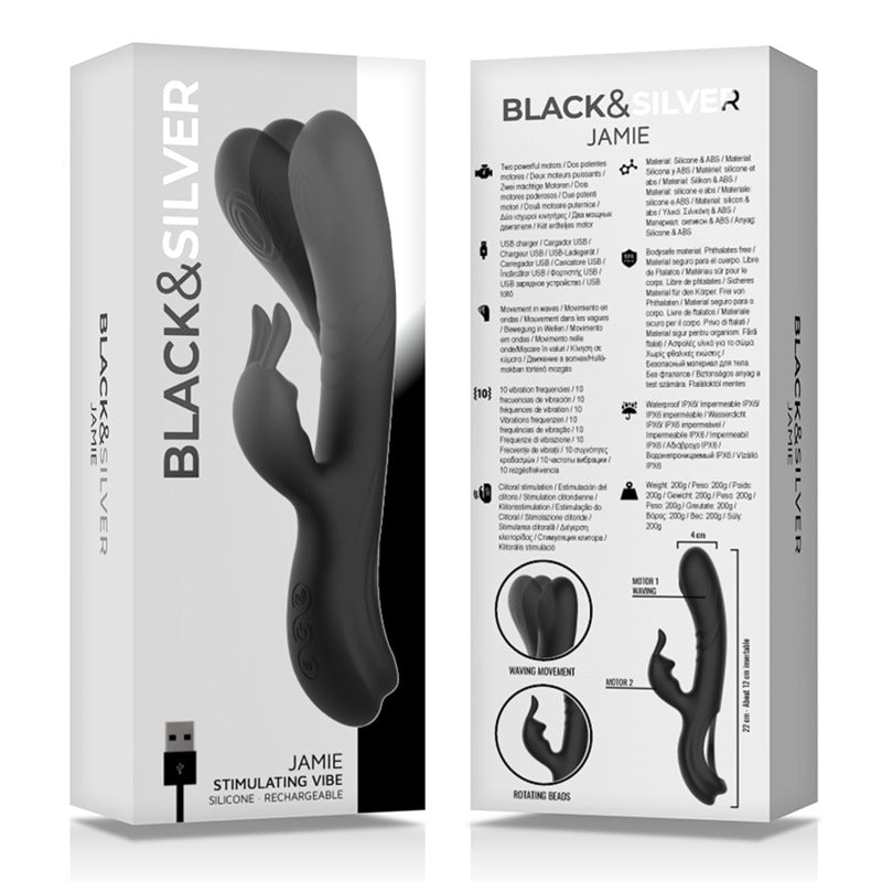 Vibrador Wave Jamie - Black Silver - Vibradores (5)