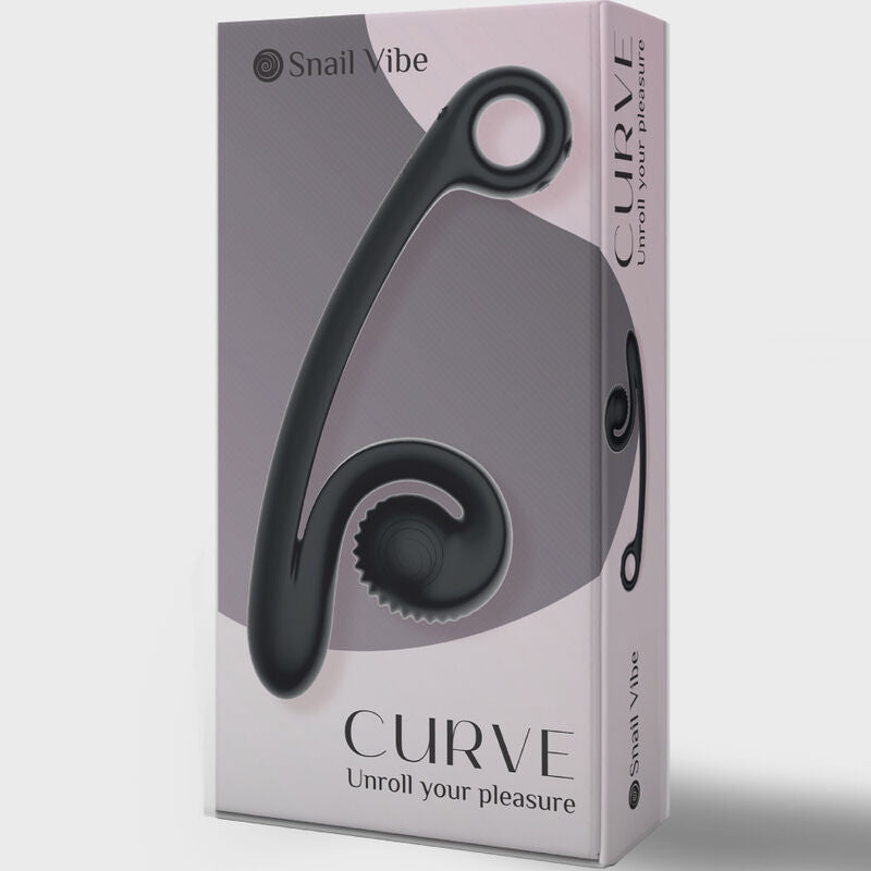 Vibrador Multiacción Snail Vibe Curve Negro - Snail Vibe - Vibradores (5)