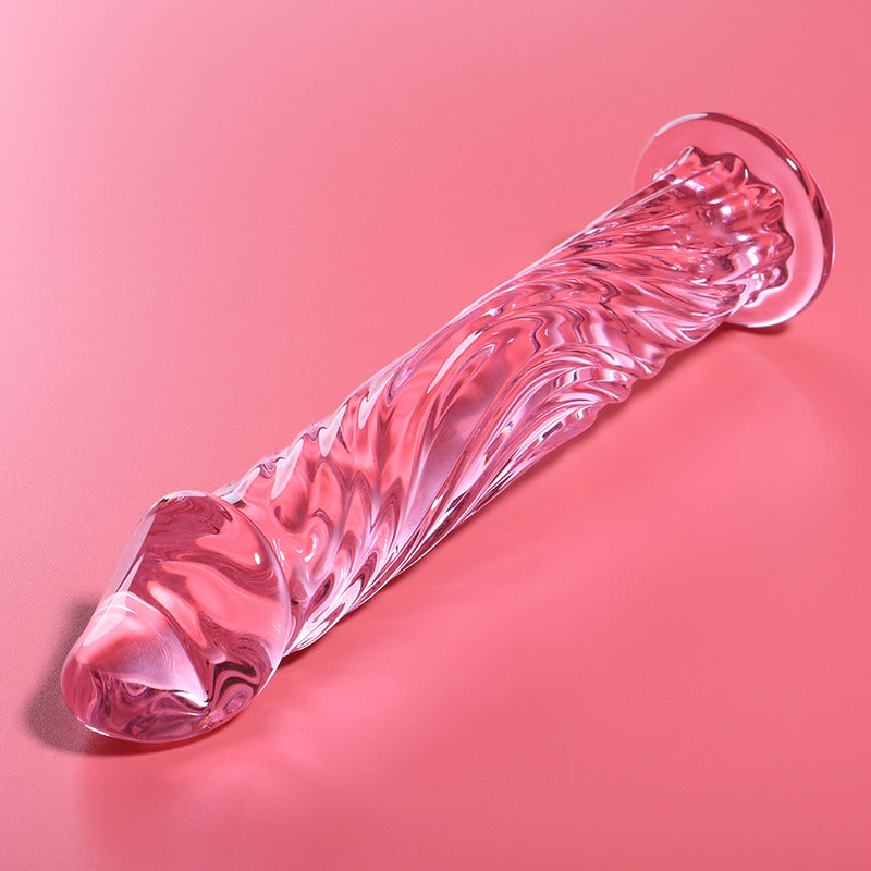 Dildo Cristal Nebula Modelo 12 Rosa - Ibiza - Dildos o Consoladores (4)