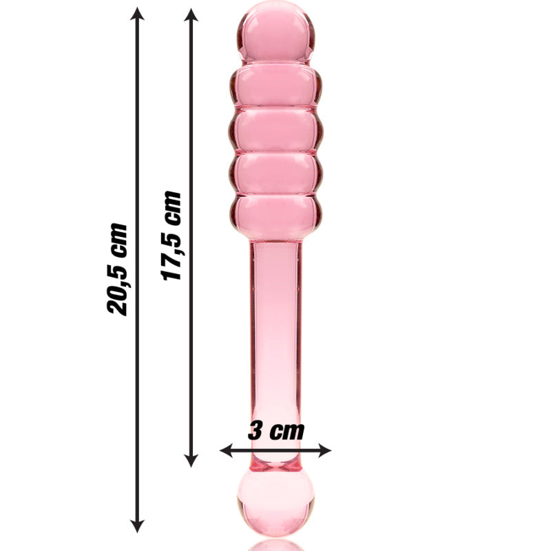 Nebula Modelo 20 Rosa Dildo Cristal - Ibiza - Dildos o Consoladores (5)