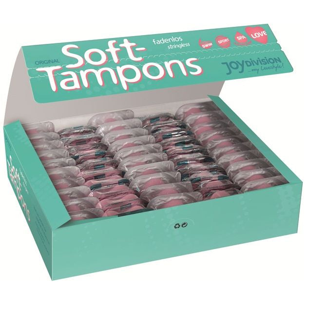 Caja 50 tampones suaves mini - JoyDivision - Relaciones sexuales con la menstruación (2)