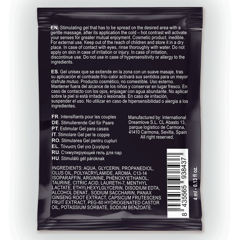 Monodosis Spartan Gel intensificador 0