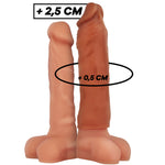 Funda de pene V5 marrón - VirilXL - Fundas para el pene