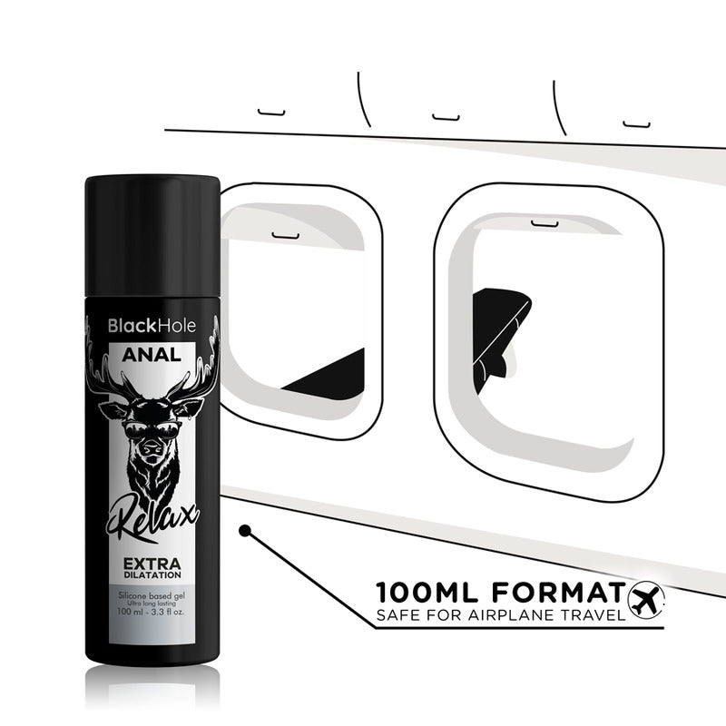 Dilatador Anal Silicona 100 ml - BlackHole - Lubricantes sexuales (5)