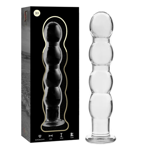 Dildo Cristal Nebula Modelo 10 Transparente