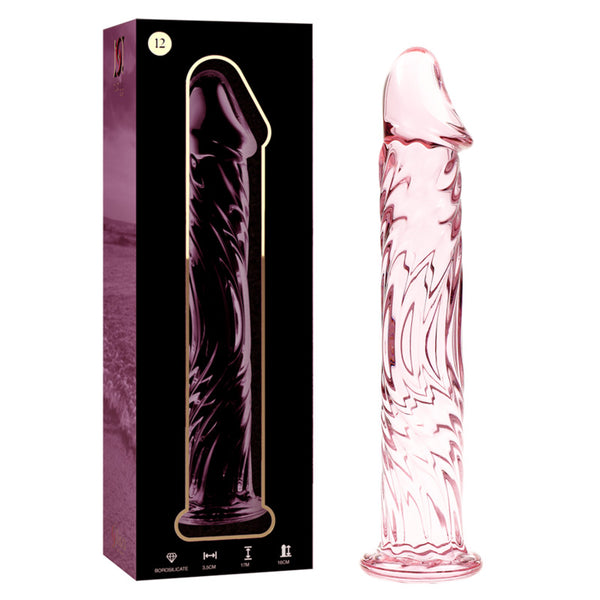 Dildo Cristal Nebula Modelo 12 Rosa - Ibiza - Dildos o Consoladores