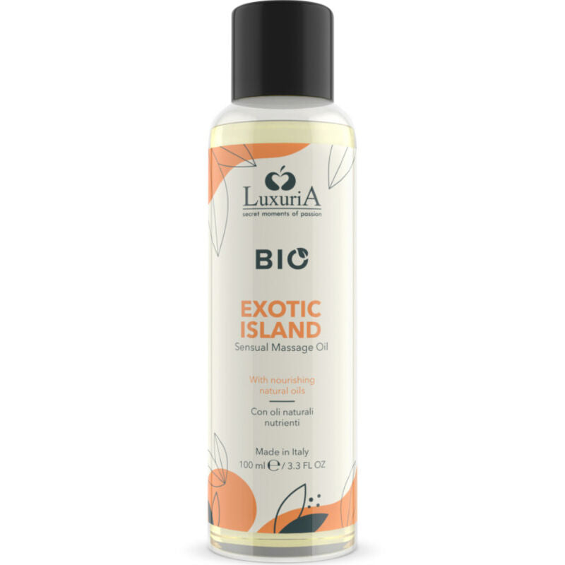 Aceite Masaje Bio Exotic Island 100 ml - Luxuria - Aceite para masajes eróticos