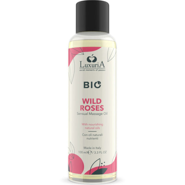 Aceite Masaje Bio Wild Roses 100 ml - Luxuria - Aceite para masajes eróticos