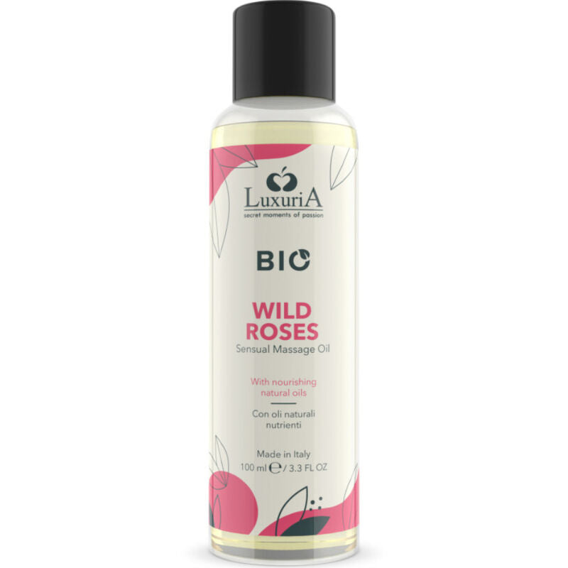 Aceite Masaje Bio Wild Roses 100 ml - Luxuria - Aceite para masajes eróticos