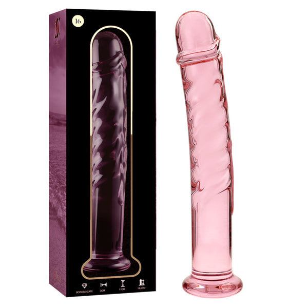 Dildo Cristal Modelo 16 Rosa - Ibiza - Dildos o Consoladores