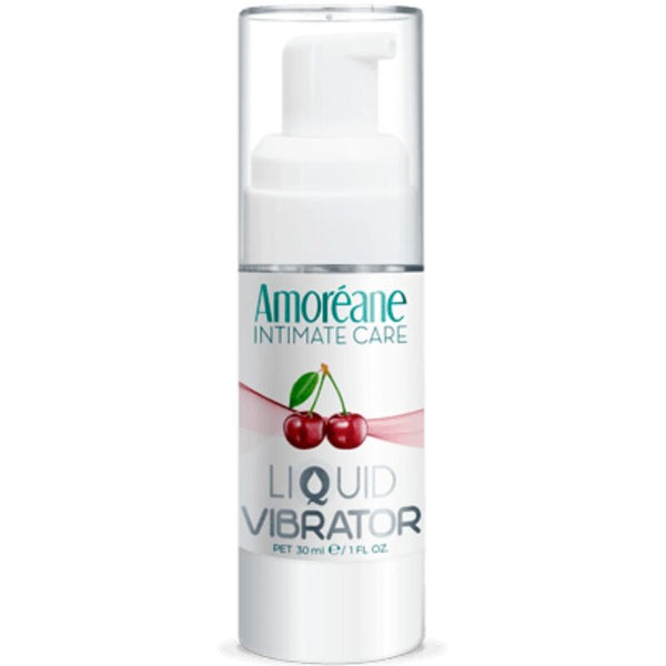 Vibrador Liquido Cereza - Amoreame - Lubricantes sexuales