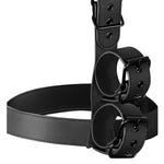 Arnés Fijación Cuello y Muñequeras - FetishSubmissive - Esposas para BDSM (4)