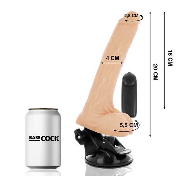 Vibrador control remoto natural 20cm