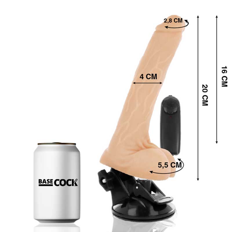 Vibrador control remoto natural 20cm 0