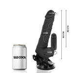 Vibrador Realista Negro 18.5 cm - BaseCock - Vibradores (2)